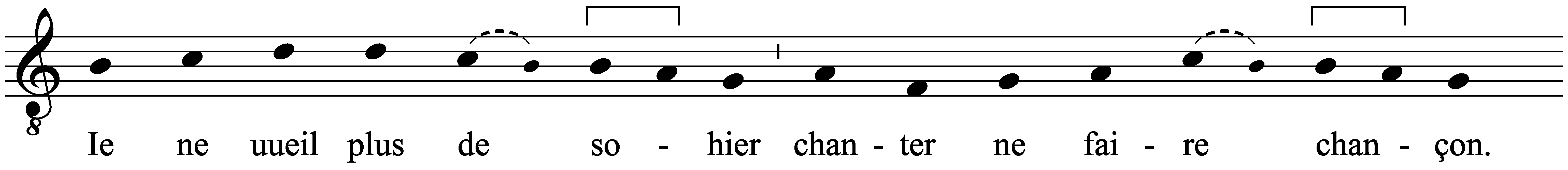 Work musical notation